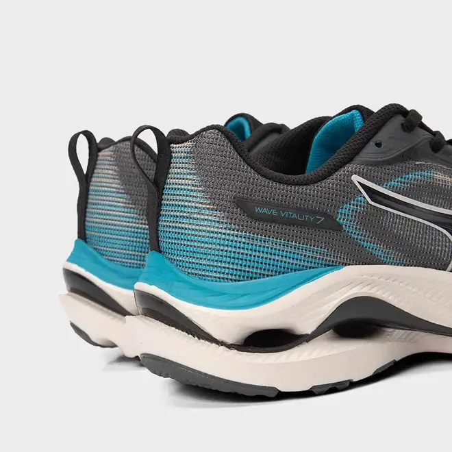 Tênis Esportivo Masculino Mizuno Wave Vitality 7 Cinza & Azul