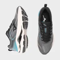 Tênis Esportivo Masculino Mizuno Wave Vitality 7 Cinza & Azul