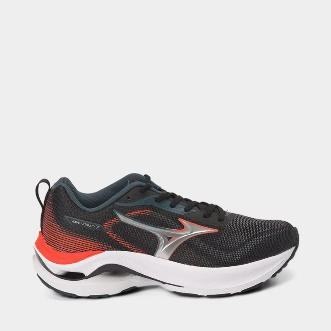 Tênis Esportivo Masculino Mizuno Wave Vitality 7 Preto
