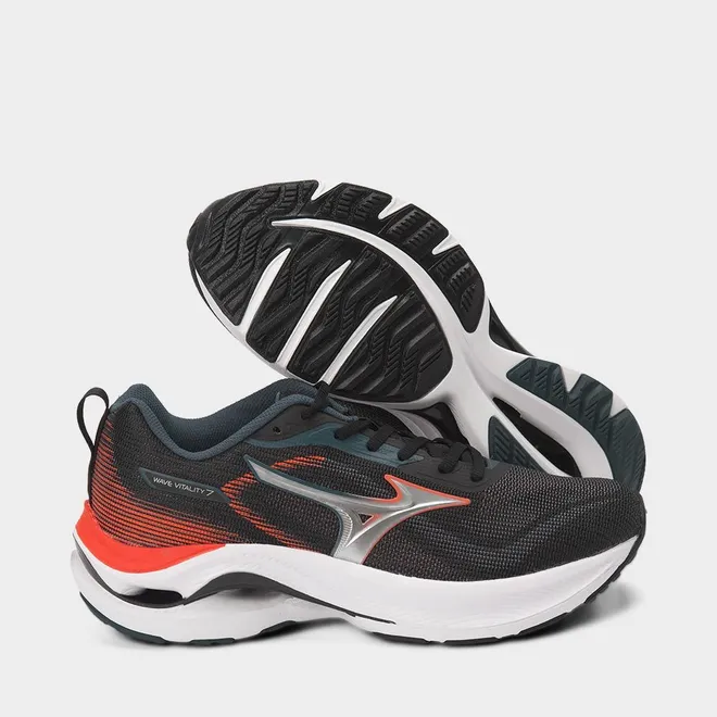 Tênis Esportivo Masculino Mizuno Wave Vitality 7 Preto