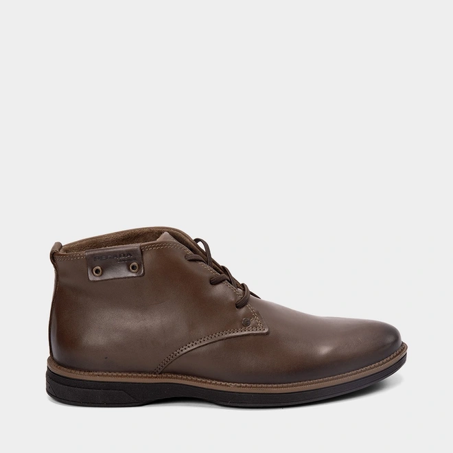 Bota Masculina Pegada Original Couro Marrom