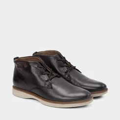Bota Masculina Pegada Original Couro Preto