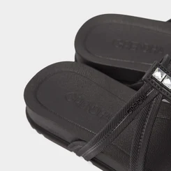 Tamanco Rasteiro Feminino Grendha Detalhe Pedraria Preto