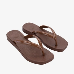 Chinelo Feminino Ipanema Pluma Marrom