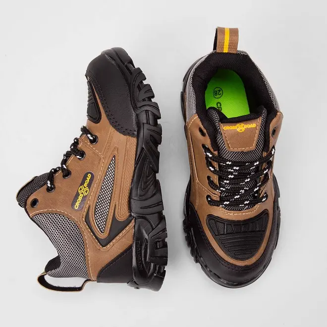 Bota Infantil Cross Road Adventure Marrom & Preto