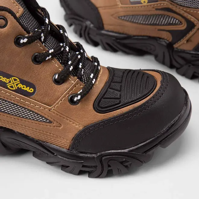 Bota Infantil Cross Road Adventure Marrom & Preto