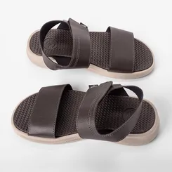 Sandália Masculina Br Sport Tira Contato Marrom