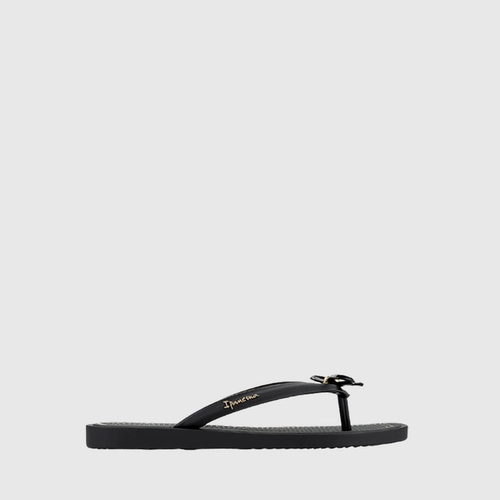 Chinelo Feminino Ipanema Enfeite Laço Preto
