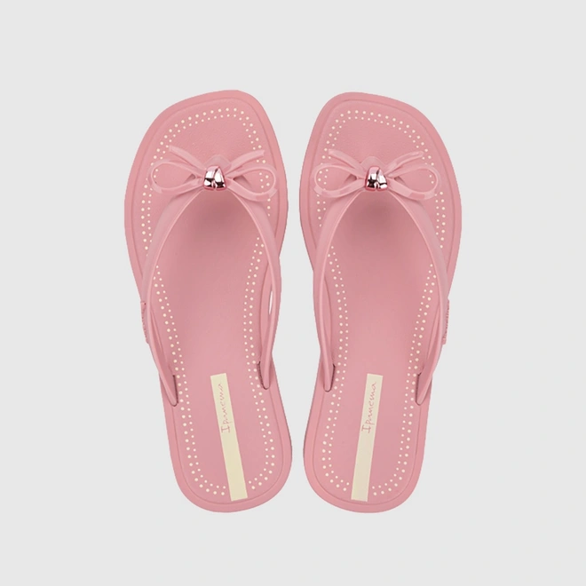Chinelo Feminino Ipanema Enfeite Laço Rosa