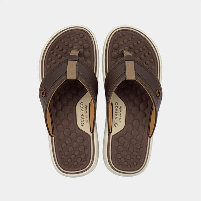 Chinelo Masculino Cartago Dubai Marrom