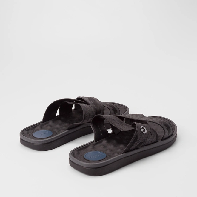 Slide Masculino Cartago Alabama Tiras Cruzadas Preto