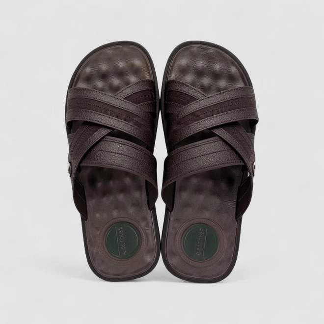 Chinelo Masculino Cartago Slides Alabama Marrom