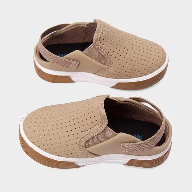 Slip On Bebê Molekinho Com Perfuros Bege