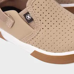 Slip On Bebê Molekinho Com Perfuros Bege