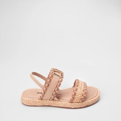 Sandália Feminina Dakota Flatform Ráfia Bege