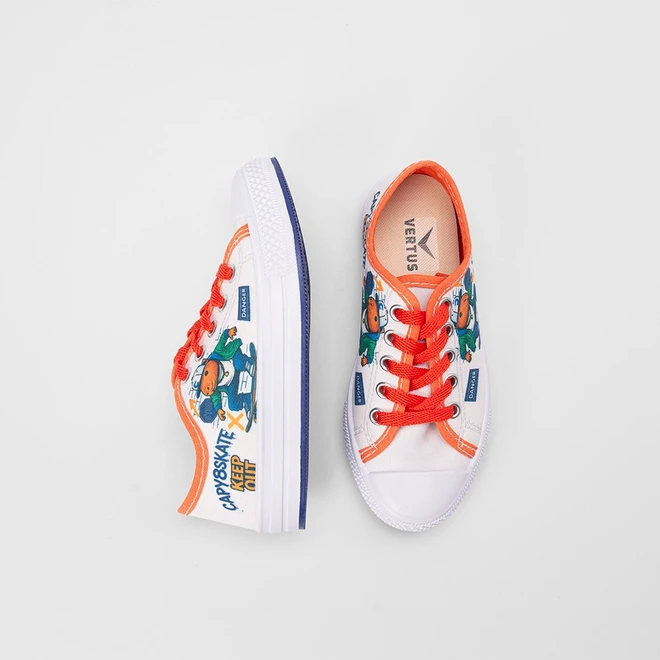 Tênis Casual Infantil Vertus Capy8skate Branco