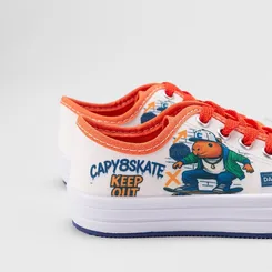 Tênis Casual Infantil Vertus Capy8skate Branco