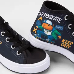Tênis Infantil Vertus Casual Capivara Preto