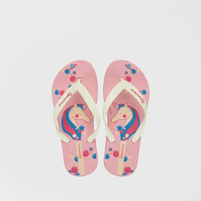 Chinelo Infantil Ipanema Fantasia Unicórnio Rosa