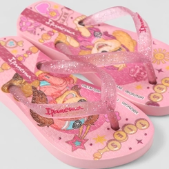 Chinelo Infantil Ipanema Skye Patrula Canina Glitter Rosa
