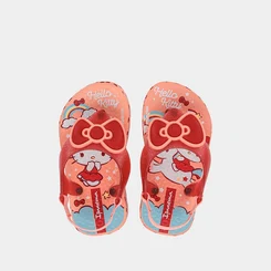 Chinelo Bebê Ipanema Hello Kitty Fun Bege