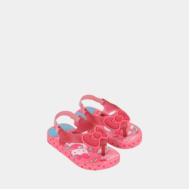 Chinelo Bebê Ipanema Hello Kitty Fun Glitter Rosa
