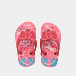 Chinelo Bebê Ipanema Hello Kitty Fun Glitter Rosa
