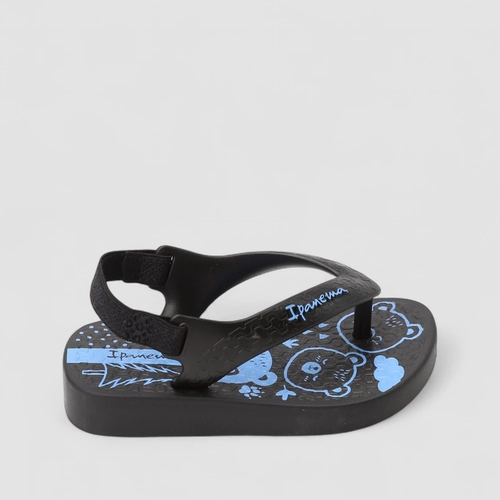 Chinelo Bebê Ipanema Classic Urso Preto