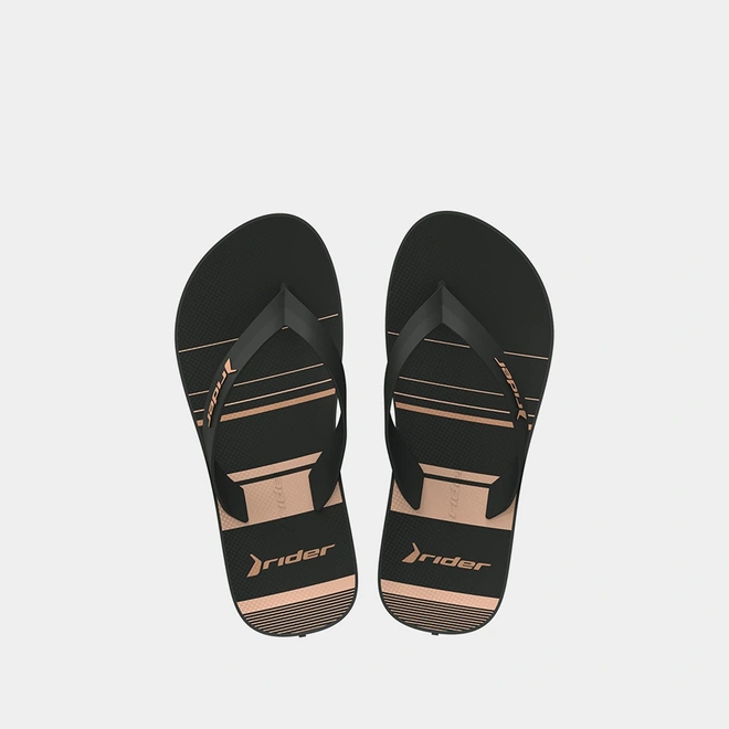Chinelo Infantil Rider Feel Urban Preto