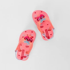 Chinelo Bebê Ipanema Cereja Glitter Rosa