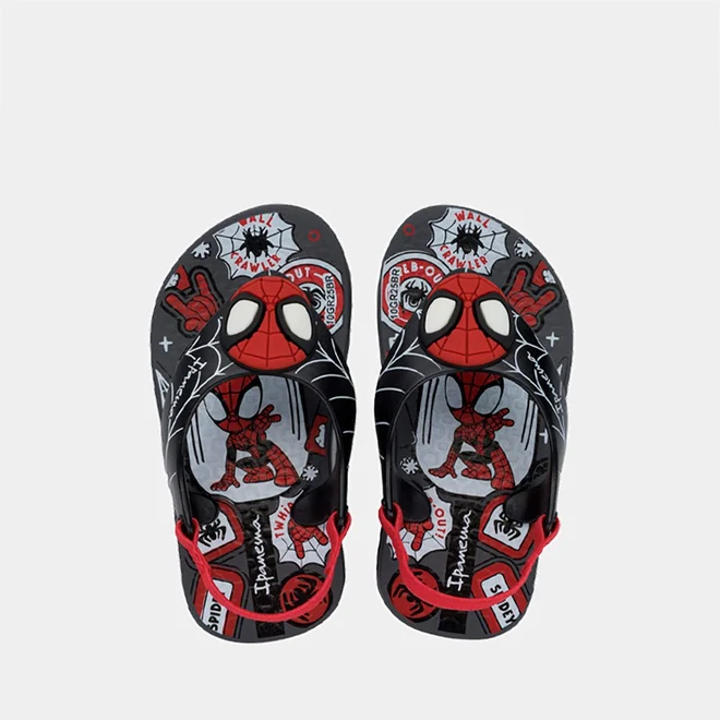 Chinelo Bebê Ipanema Spider Man Preto