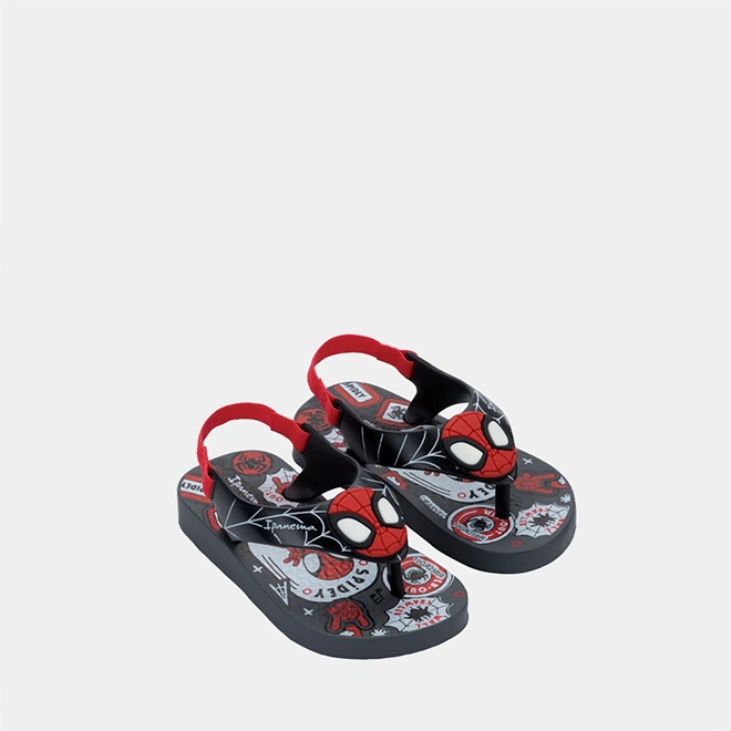 Chinelo Bebê Ipanema Spider Man Preto