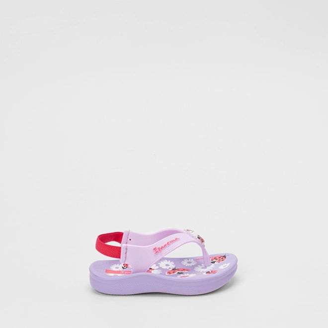 Chinelo Bebê Ipanema Anatômica Joaninha Roxo