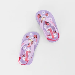 Chinelo Bebê Ipanema Anatômica Joaninha Roxo