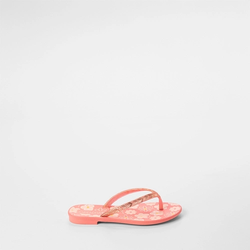 Chinelo Infantil Grendha Bela Amor em Flor Rosa