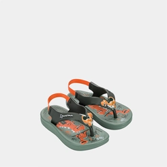Chinelo Bebê Ipanema Anatômica Cute Dinossauro Verde
