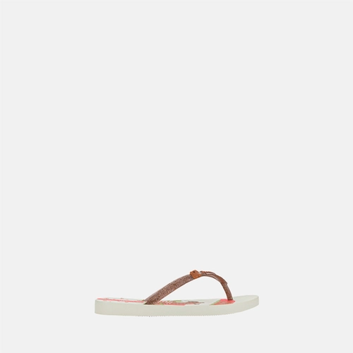 Chinelo Bebê Ipanema Hype Capivara Glitter Bege