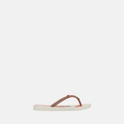 Chinelo Bebê Ipanema Hype Capivara Glitter Bege
