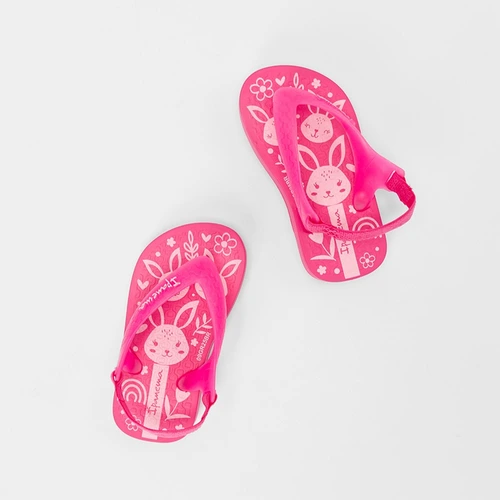 Chinelo Bebê Ipanema Classic Coelho Rosa