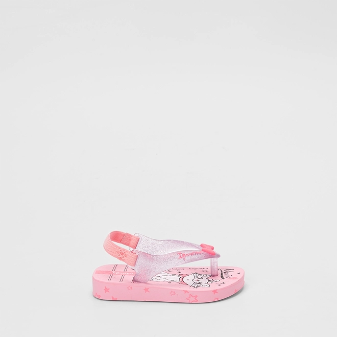 Chinelo Bebê Ipanema Disney Joy Gatinha Marie Glitter Rosa