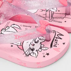 Chinelo Bebê Ipanema Disney Joy Gatinha Marie Glitter Rosa
