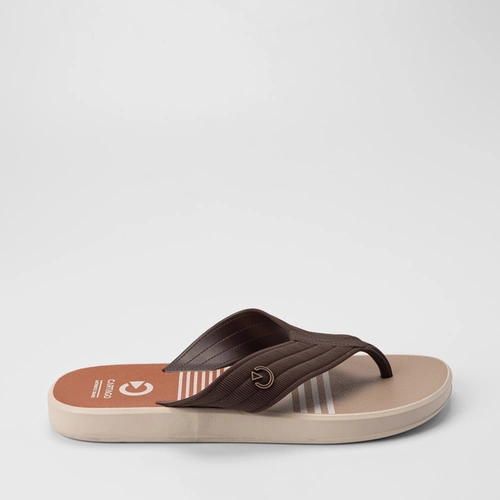 Chinelo Masculino Cartago Montreal Bege & Marrom