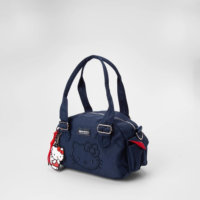 Bolsa Transversal Infantil Stz Chaveiro Hello Kitty Azul