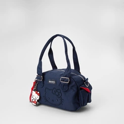 Bolsa Transversal Infantil Stz Chaveiro Hello Kitty Azul