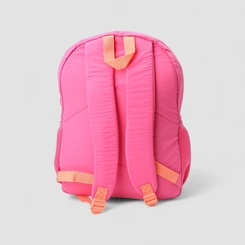 Mochila STZ Love Bolso Frontal 2 Ziperes Rosa & Laranja