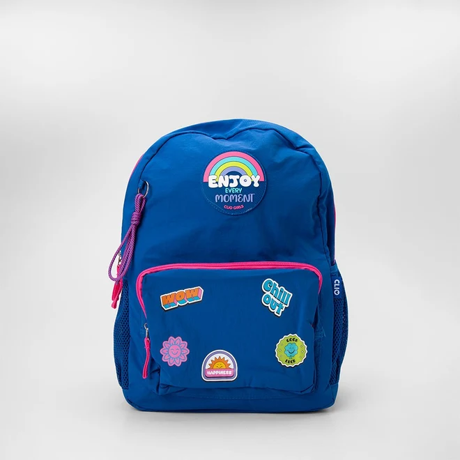 Mochila Infantil Clio Style Enjoy Every Moment Azul