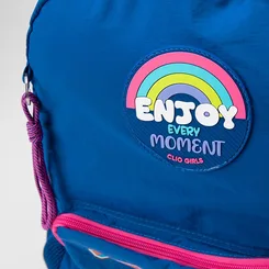 Mochila Infantil Clio Style Enjoy Every Moment Azul