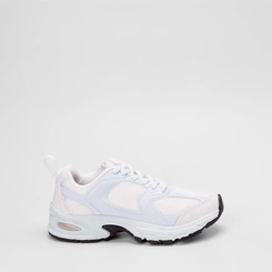 Tênis Esportivo Feminino Vertus Recortes Branco & Azul