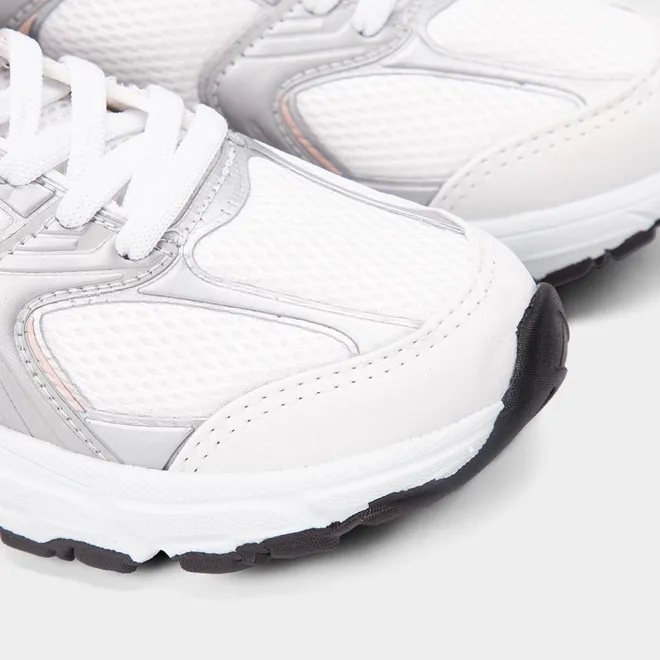 Tênis Esportivo Feminino Vertus Recortes Branco & Cinza