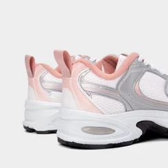 Tênis Esportivo Feminino Vertus Recortes Branco & Cinza